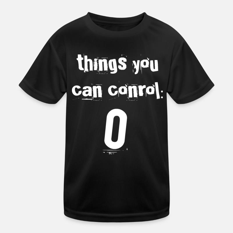Null Kontrolle Kinder Funktions-T-Shirt