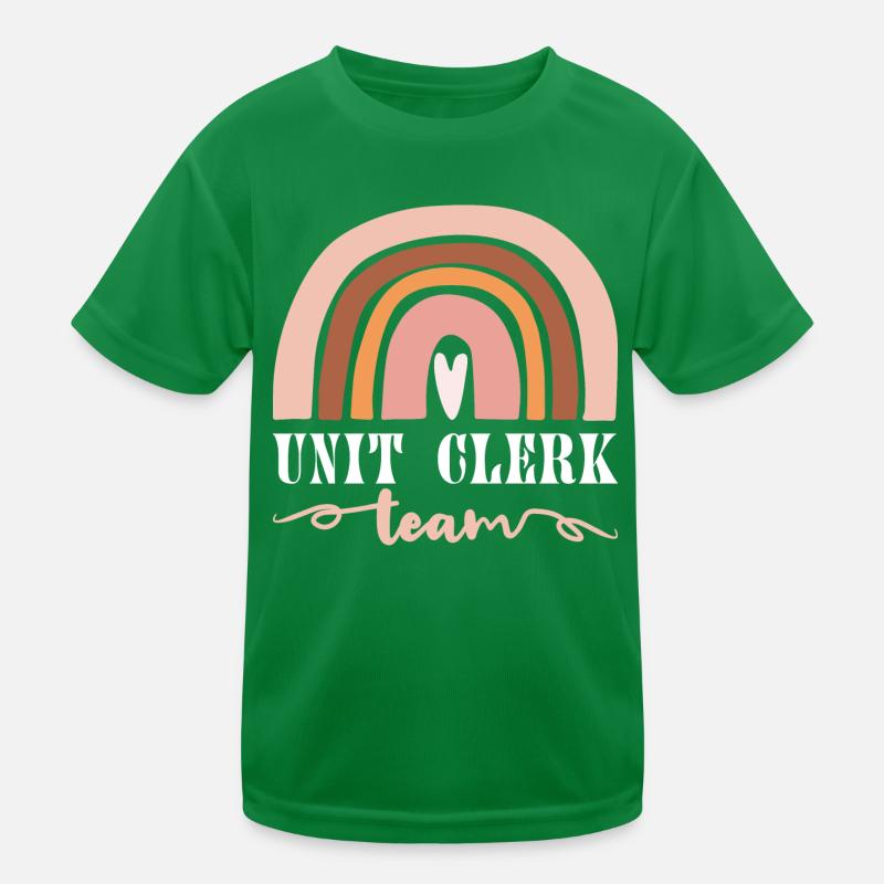 Rainbow Unit Supervisory Clerk Team Kinder Funktions-T-Shirt