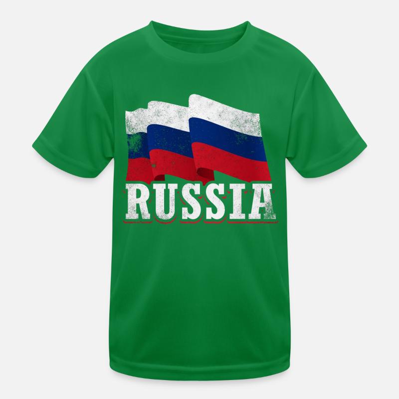 Russland Flagge Kinder Funktions-T-Shirt