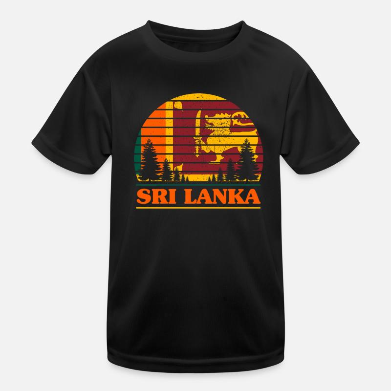 Sri Lanka Kids Functional T-Shirt