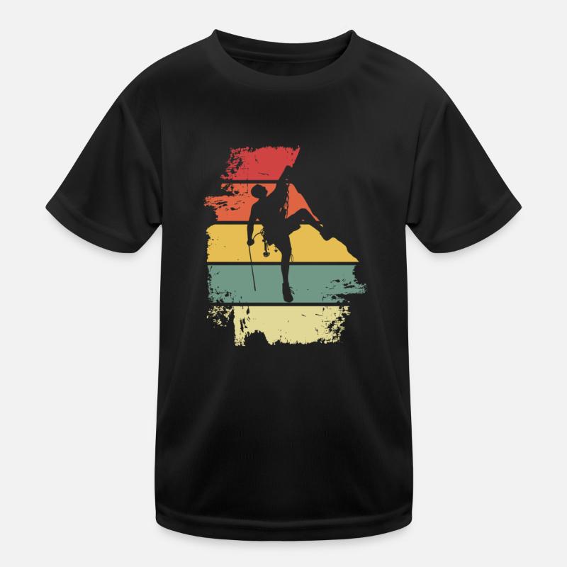 Rock Climbing Kinder Funktions-T-Shirt