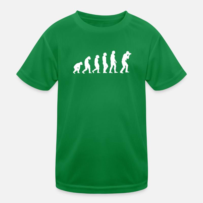 Evolution Fotograf Kinder Funktions-T-Shirt