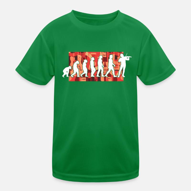 Évolution du violoniste T-shirt sport Enfant