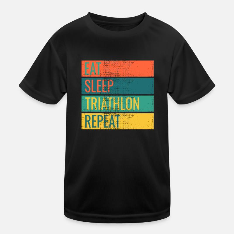 Triathlon Funny Kinder Funktions-T-Shirt