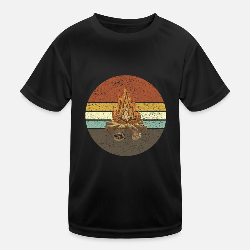 Feu de camp Rétro T-shirt sport Enfant