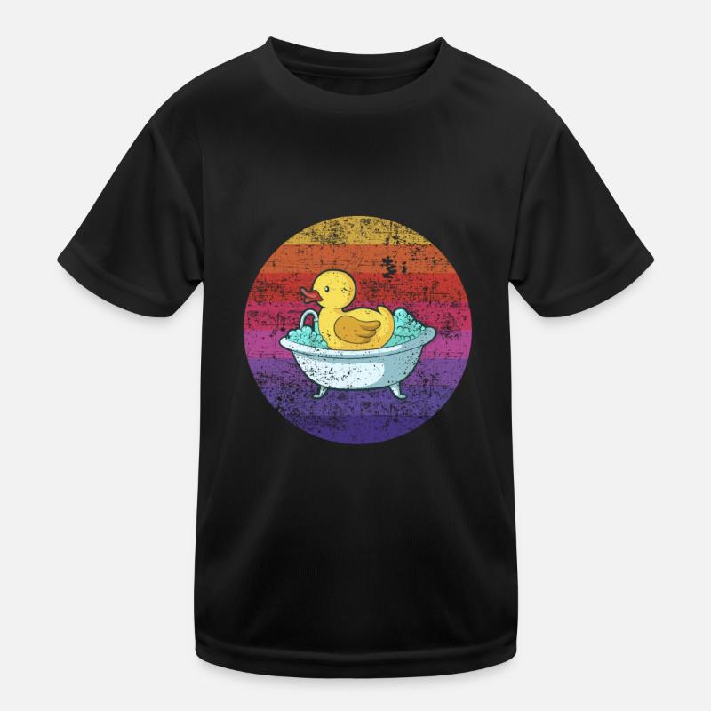 Baignoire de canard rétro T-shirt sport Enfant