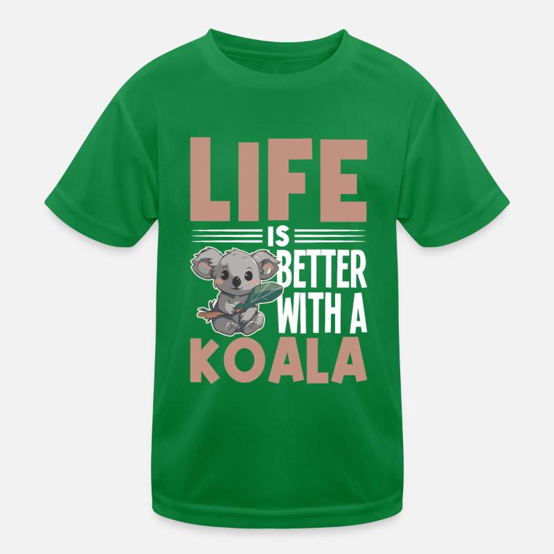 Koala Life Is Better With A Koala Kinder Funktions-T-Shirt