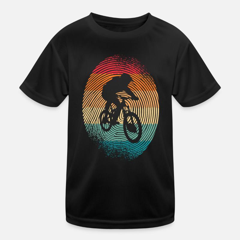 VTT empreinte digitale VTT de descente T-shirt sport Enfant