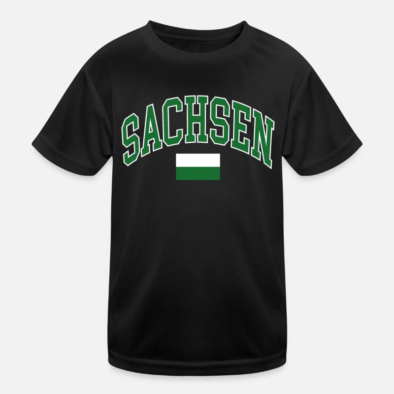 Saxony flag Kids Functional T-Shirt