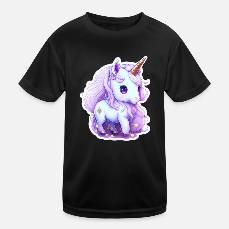 Süßes Einhorn Baby Kinder Funktions-T-Shirt