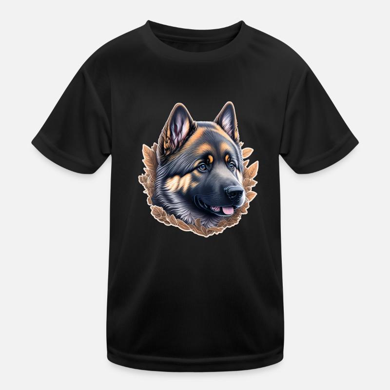 Deutscher Schäferhund Welpe Kinder Funktions-T-Shirt