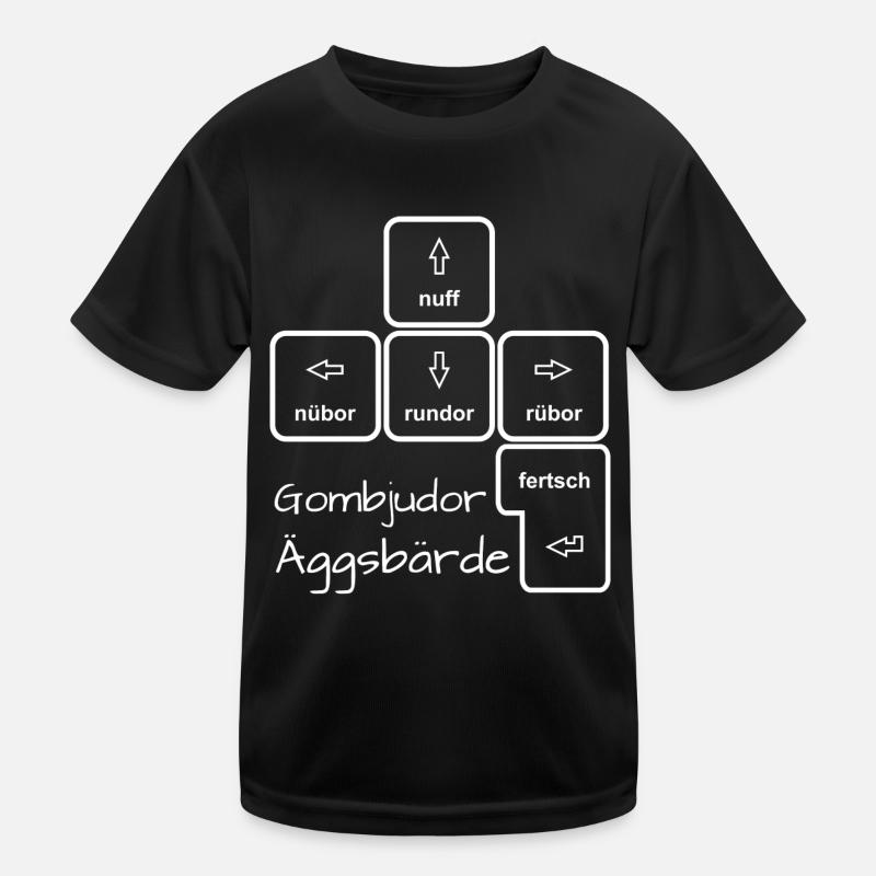Computer Expert (Saxon Dialect Edition) Kids Functional T-Shirt