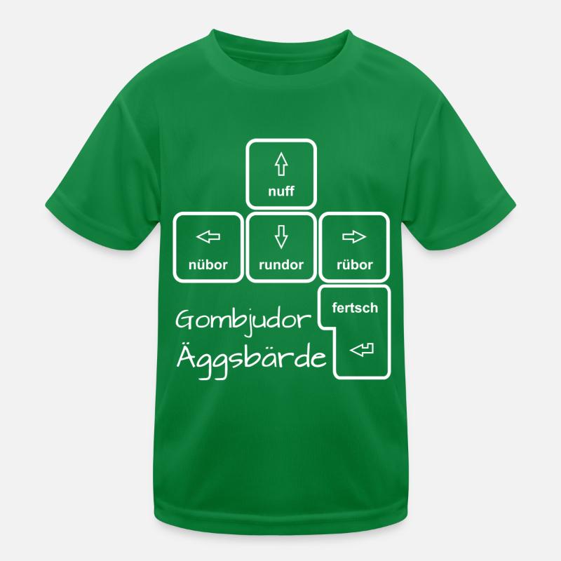 Computer Expert (Saxon Dialect Edition) Kids Functional T-Shirt