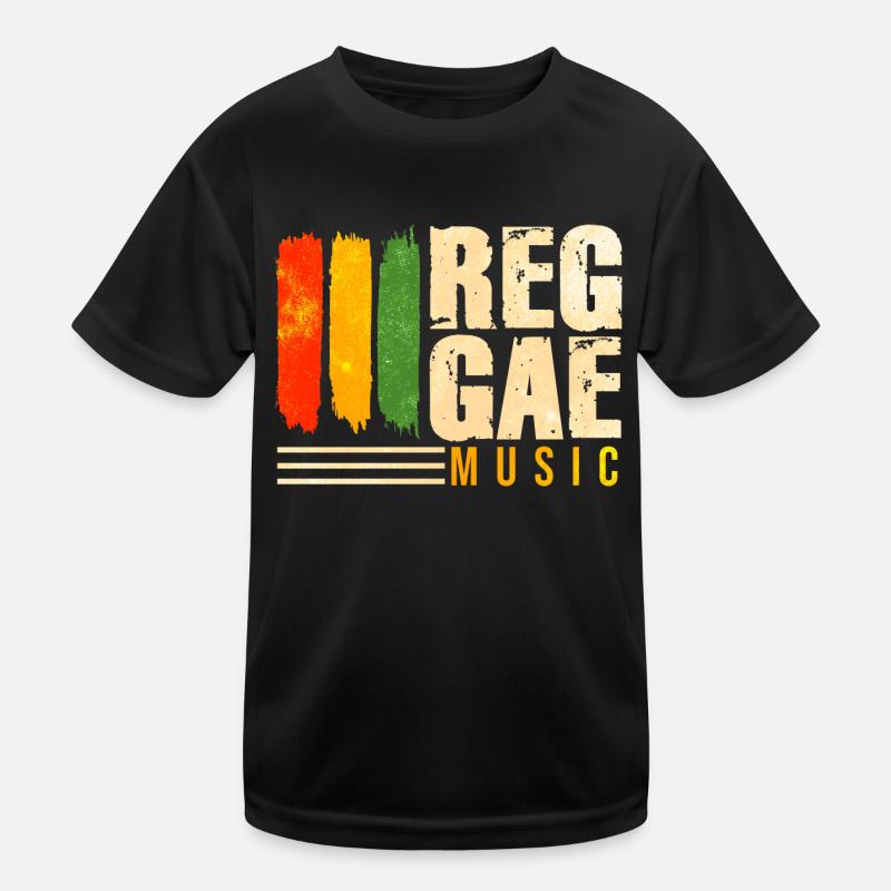 Reggae Music Kids Functional T-Shirt