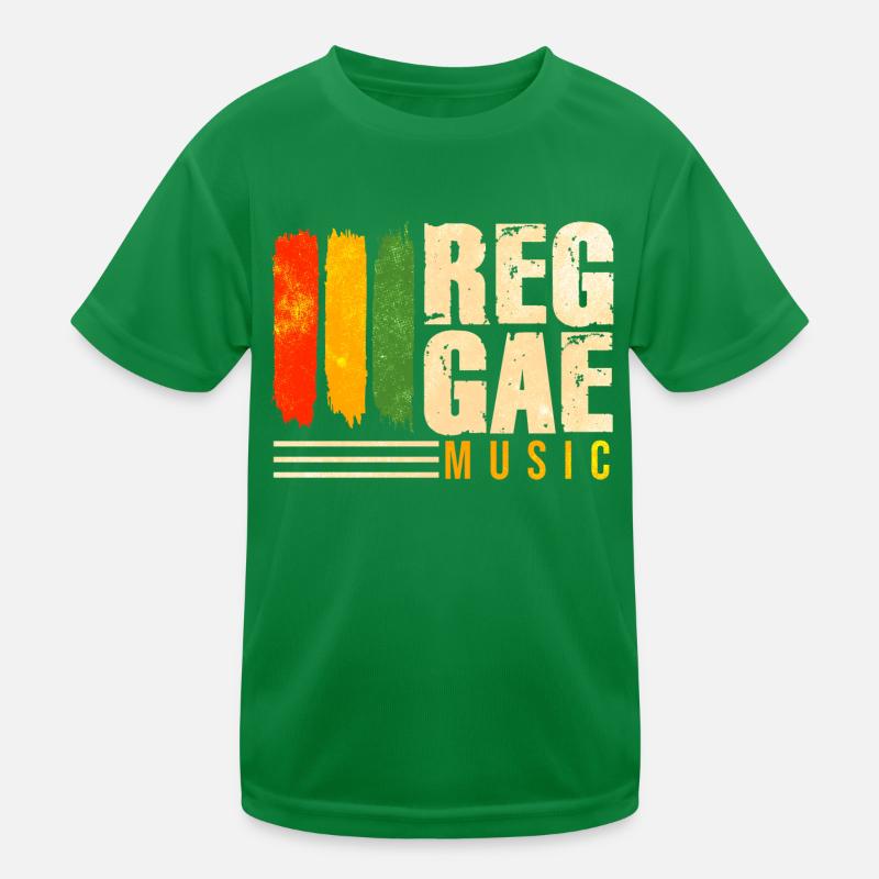 Reggae Musique T-shirt sport Enfant