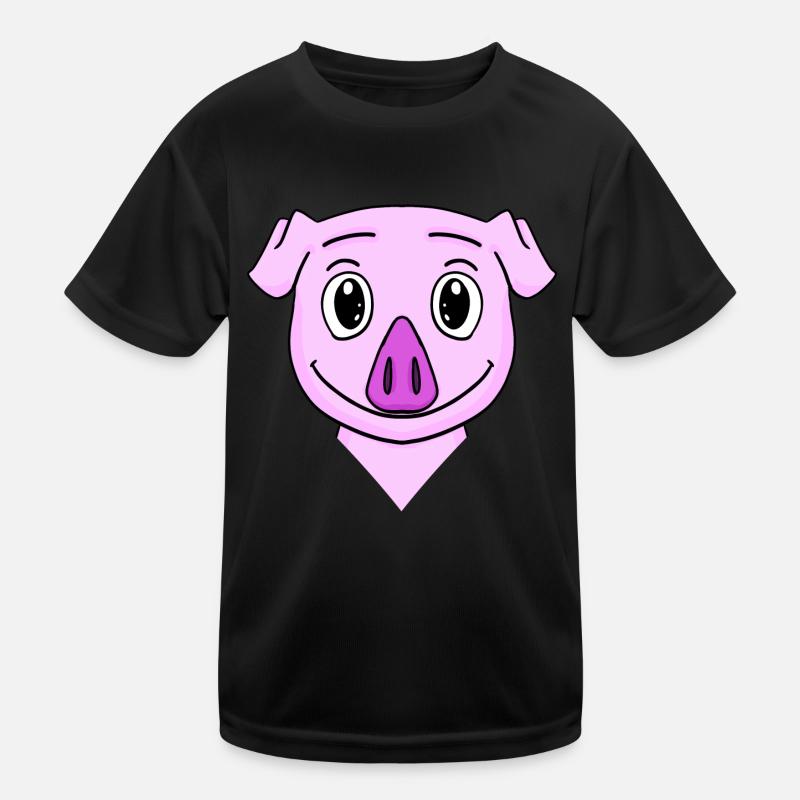 Maiale Maglietta sportiva per bambini