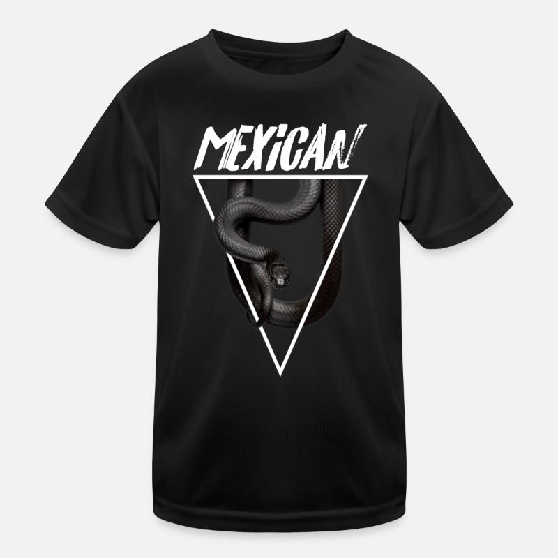 Mexican Black Kingsnake Reptile Owner Kids Functional T-Shirt
