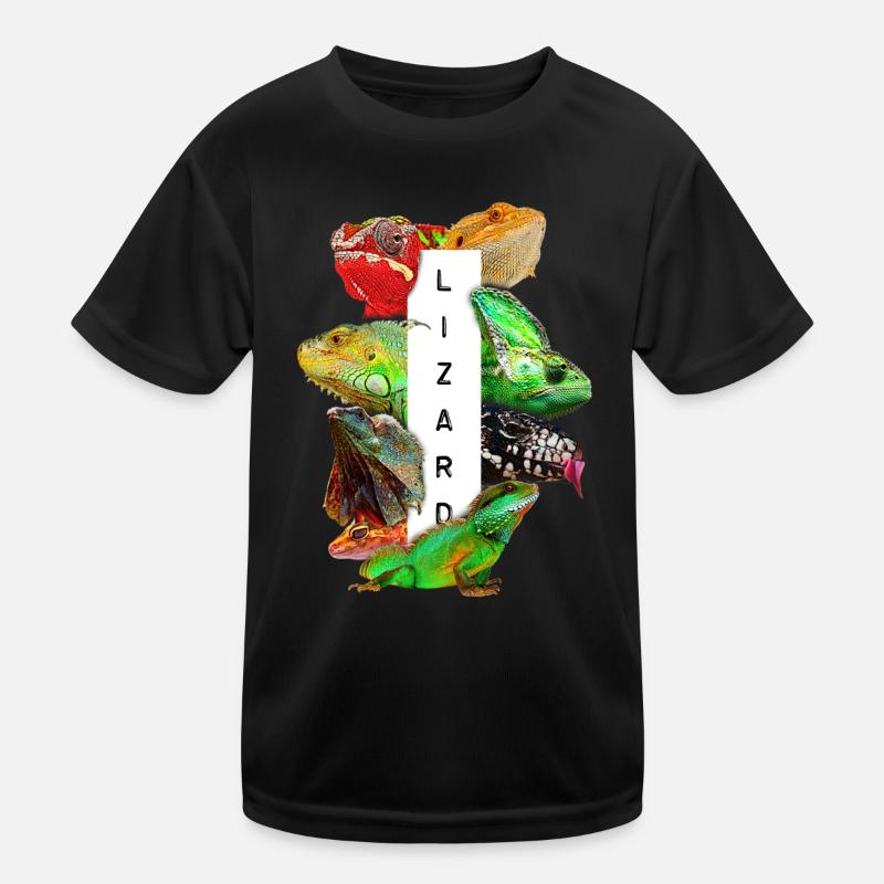 Reptile Keeper Lizard Owner Kids Functional T-Shirt