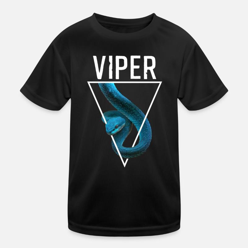Vipère à lèvres blanches Trimeresurus Insularis T-shirt sport Enfant