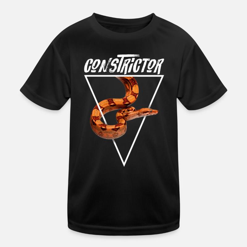 Boa Constrictor Geometrisch Kinder Funktions-T-Shirt