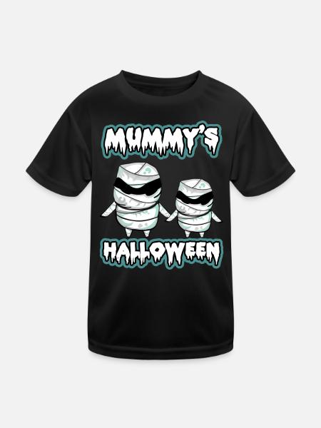 Halloween Mummy Trick Or Treat Mummy Costume de Mummy - T-shirt sport Enfant - noir - Devant