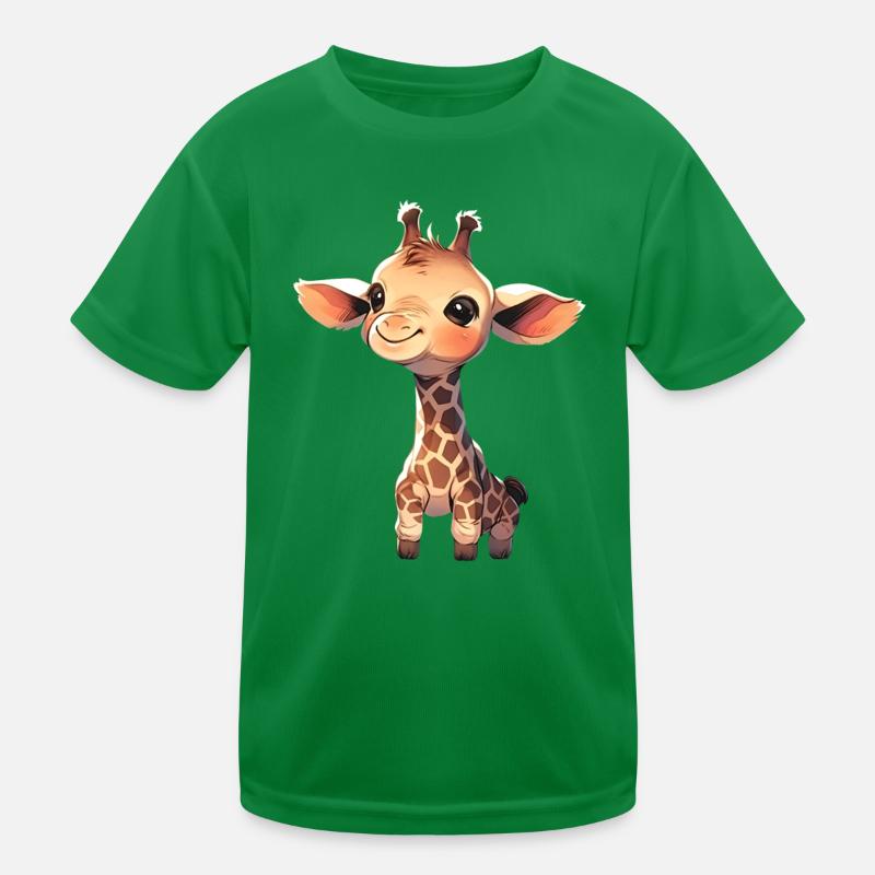 Giraffe Kinder Funktions-T-Shirt