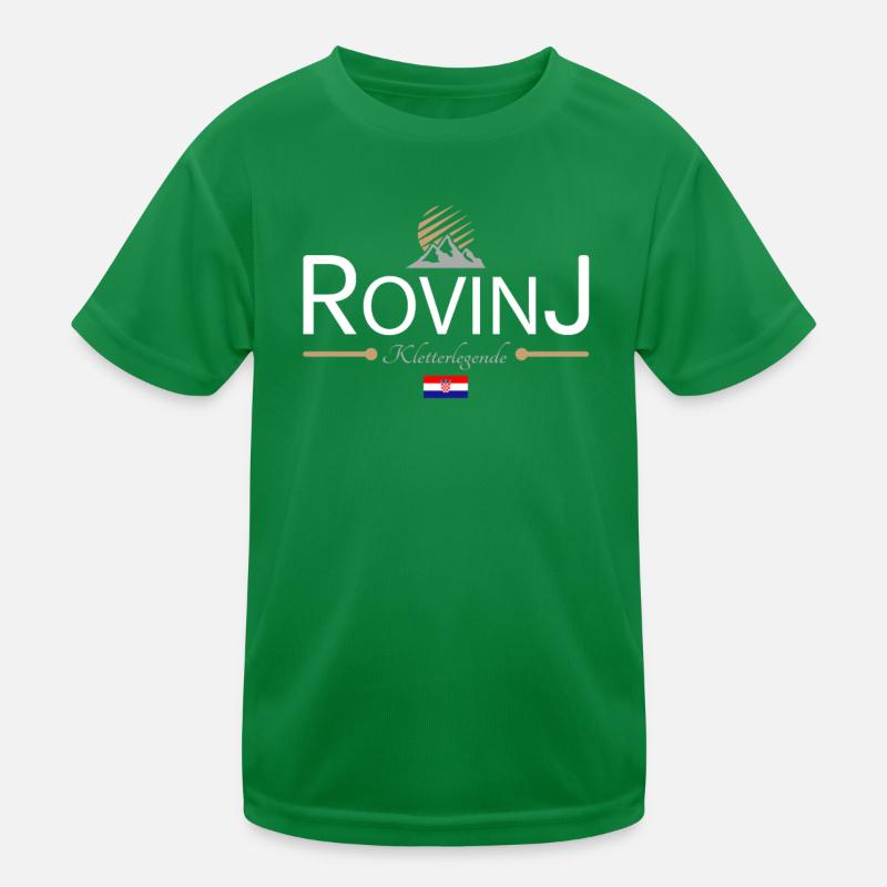 Rovinj Klettern Kinder Funktions-T-Shirt