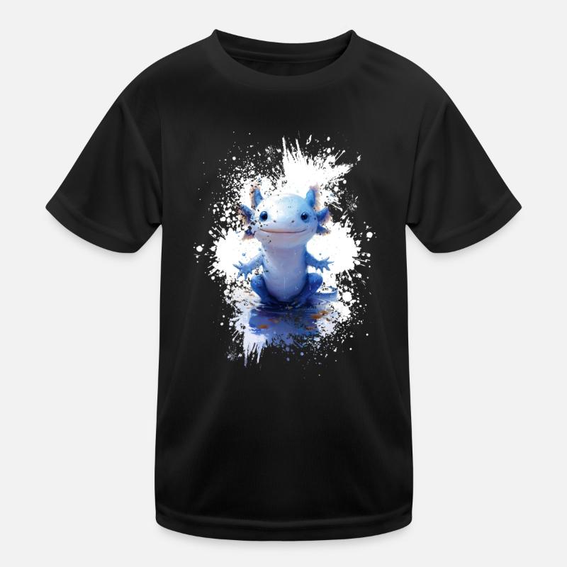 Dessin d’axolotl T-shirt sport Enfant