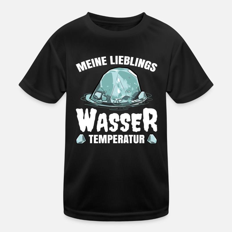 Eisschwimmen Kinder Funktions-T-Shirt