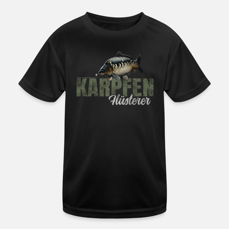 Karpfen Flüsterer Kinder Funktions-T-Shirt