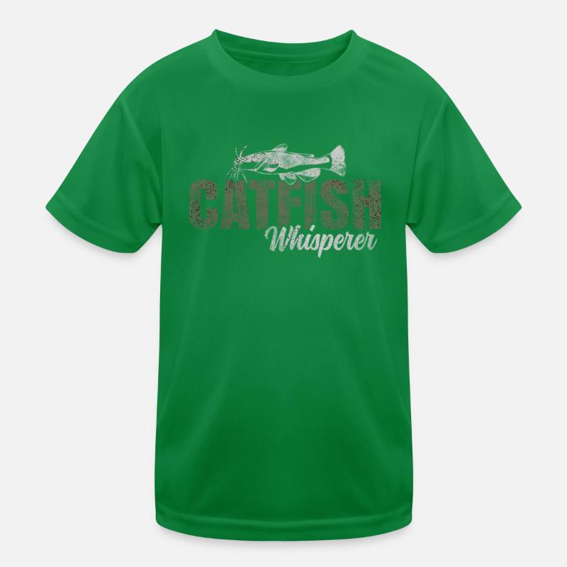 Catfish Whisperer Kids Functional T-Shirt