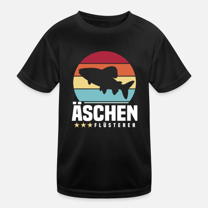 Äschen Flüsterer Kinder Funktions-T-Shirt