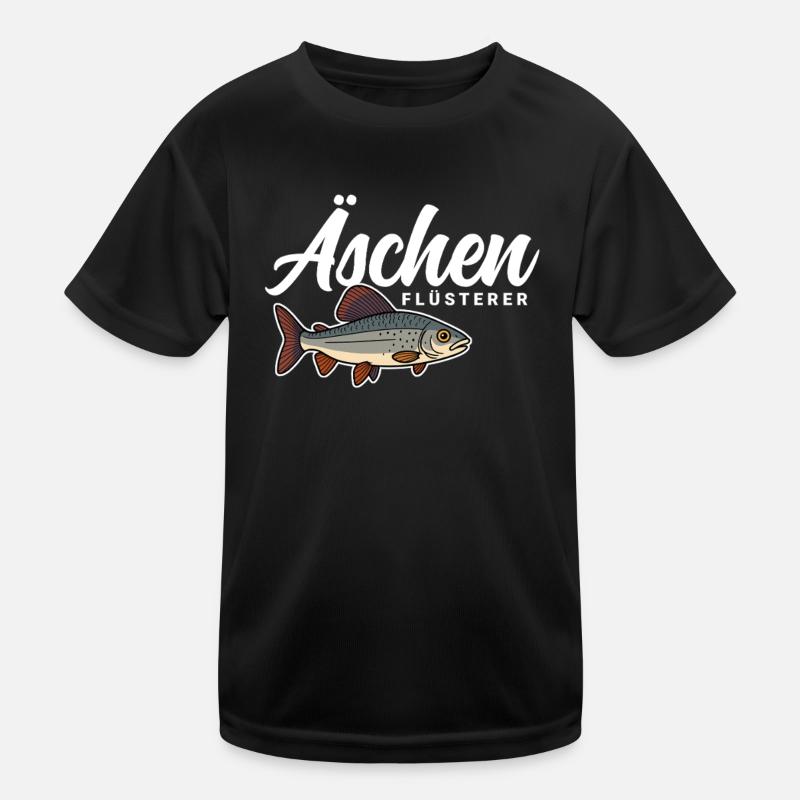 Äschen Flüsterer Kinder Funktions-T-Shirt