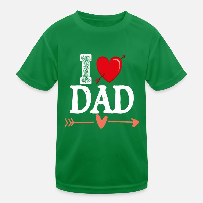 Ich liebe Papa SE Kinder Funktions-T-Shirt