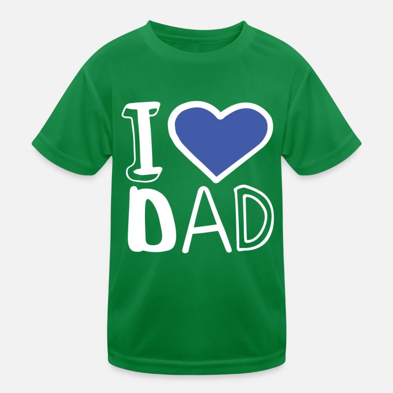 Ich liebe Papa SE Kinder Funktions-T-Shirt