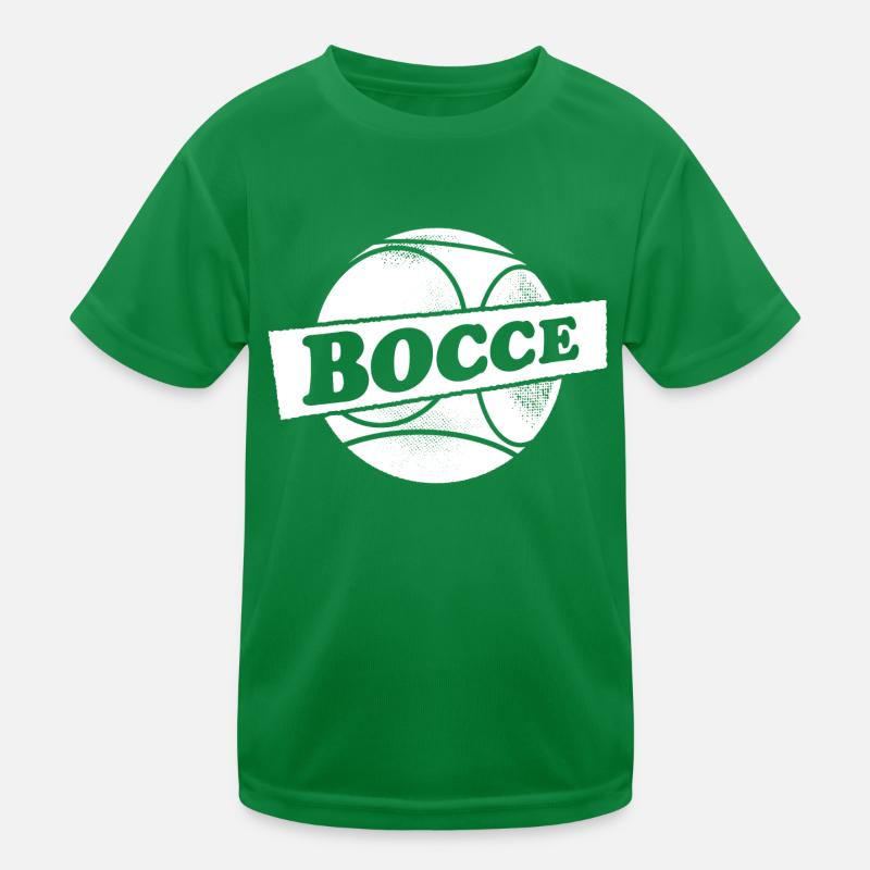 Bocce Ball mit Jack Bocci Game Bocce Kinder Funktions-T-Shirt