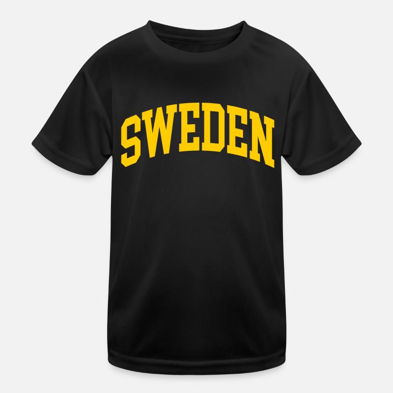 schweden Kinder Funktions-T-Shirt