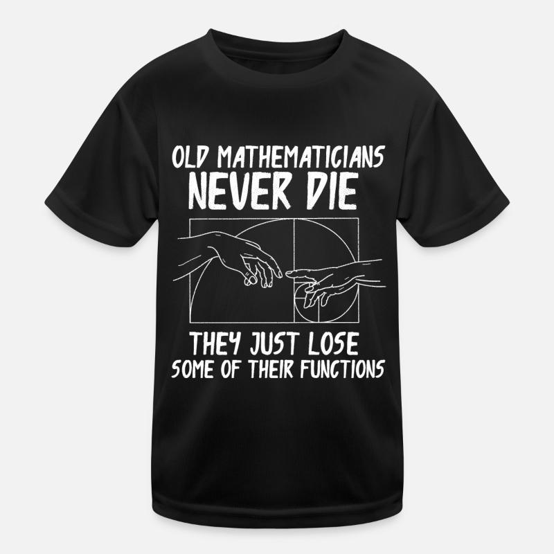 Fibonacci Geometrie Mathe Goldener Schnitt Kinder Funktions-T-Shirt