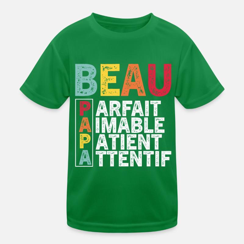 Father's Day Step-Dad 2024 Gift Kids Functional T-Shirt