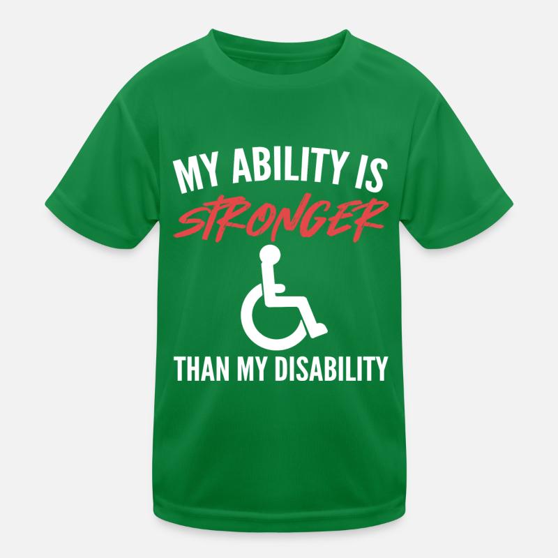 Rollstuhl Kinder Funktions-T-Shirt