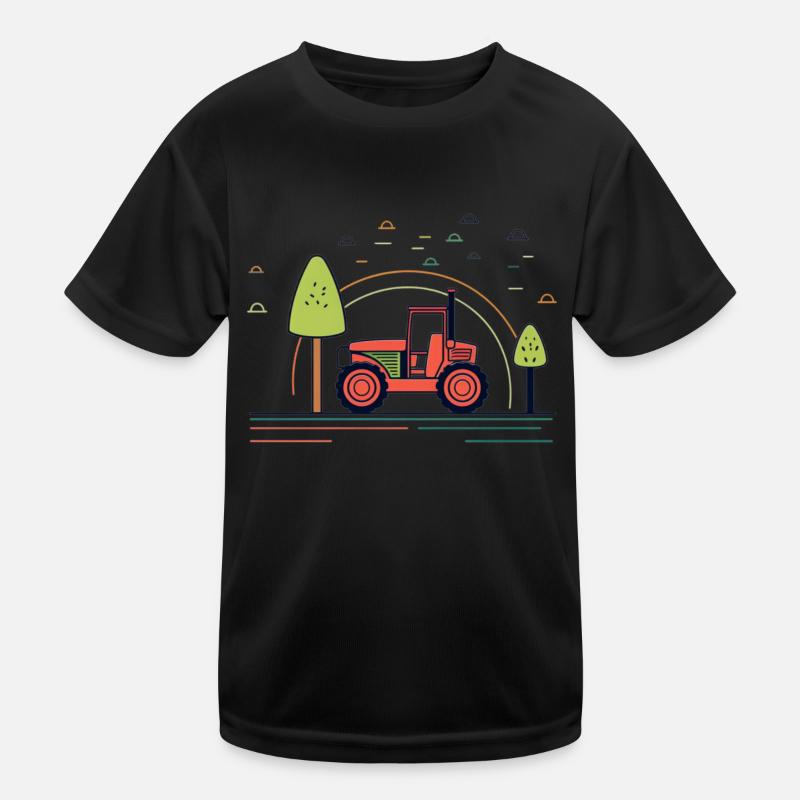 Tractor Kids Functional T-Shirt