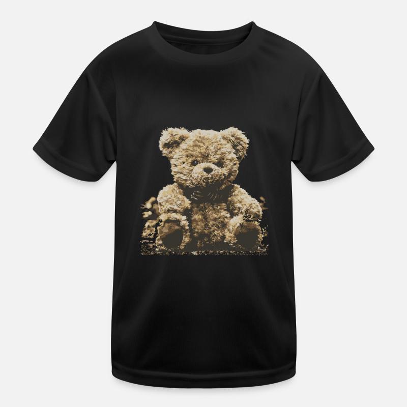 Dessin créatif d'ours câlin T-shirt sport Enfant