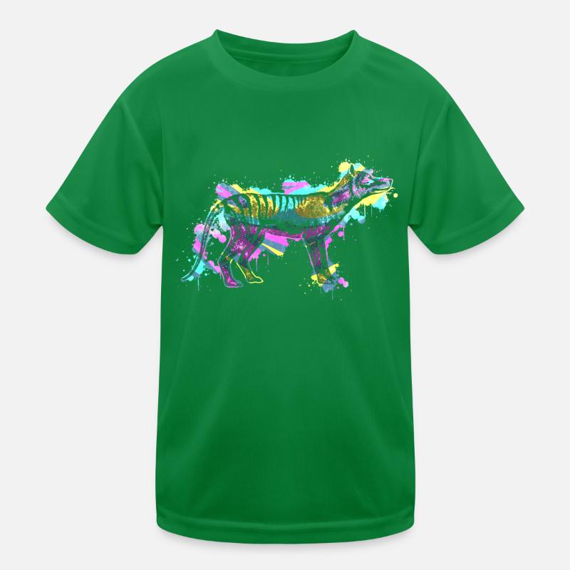 Tasmanischer Wolf Kinder Funktions-T-Shirt