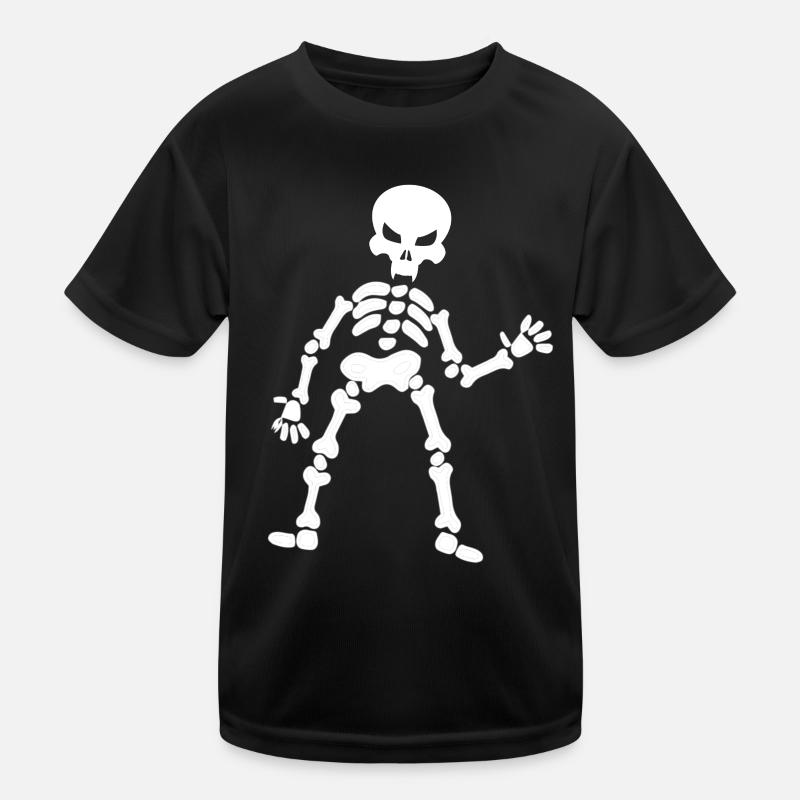 skeleton Kids Functional T-Shirt
