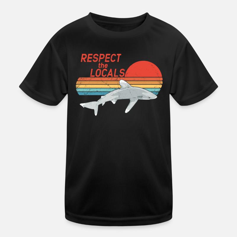 Longimanus Weißspitzenhai Kinder Funktions-T-Shirt