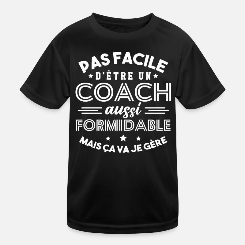 Cadeau Formidable pour Coach Formidable T-shirt sport Enfant