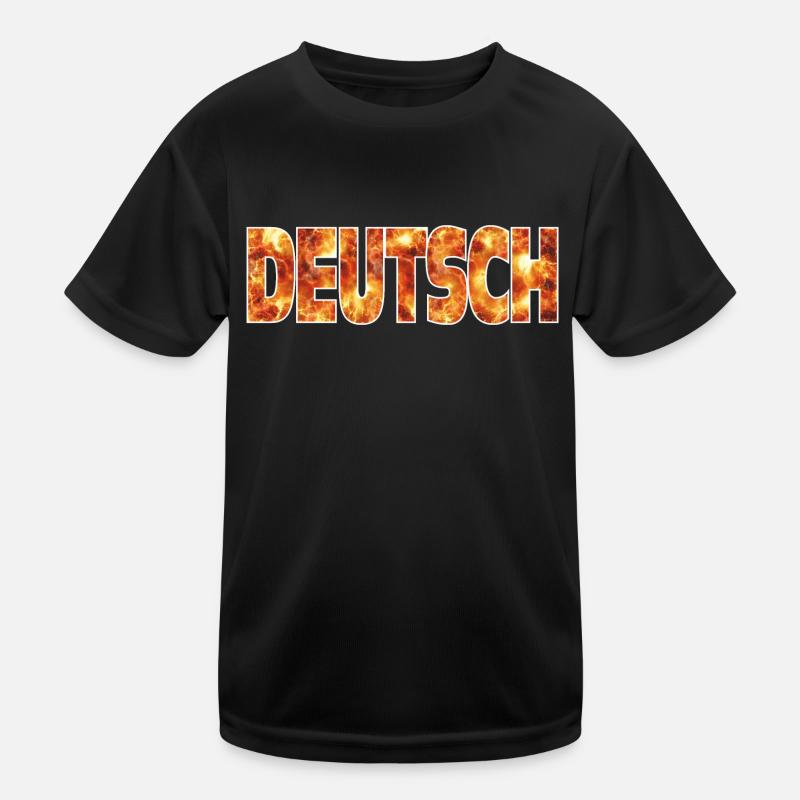Deutsch Kinder Funktions-T-Shirt