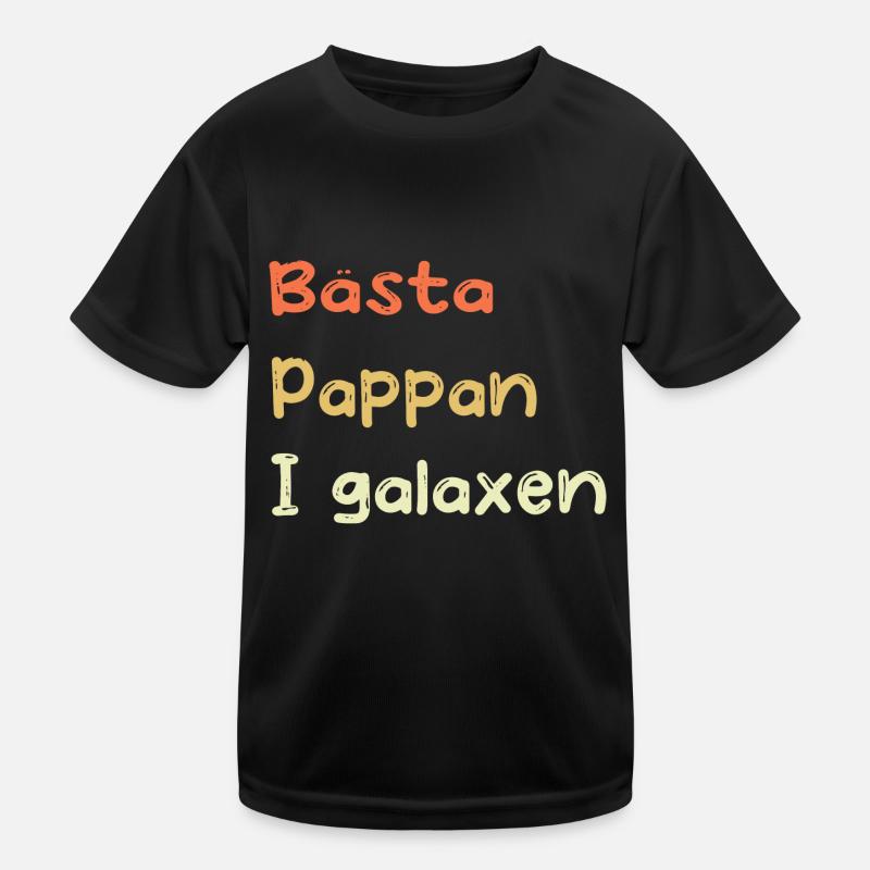 Bester Vater in der Galaxie Kinder Funktions-T-Shirt