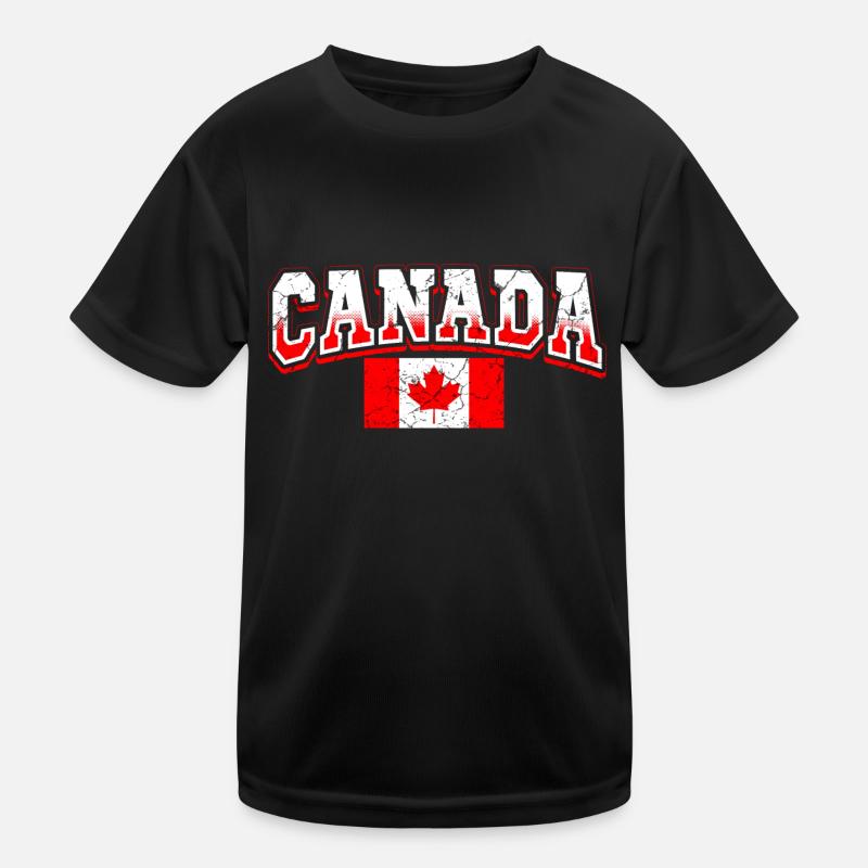 Canada Fan Kids Functional T-Shirt