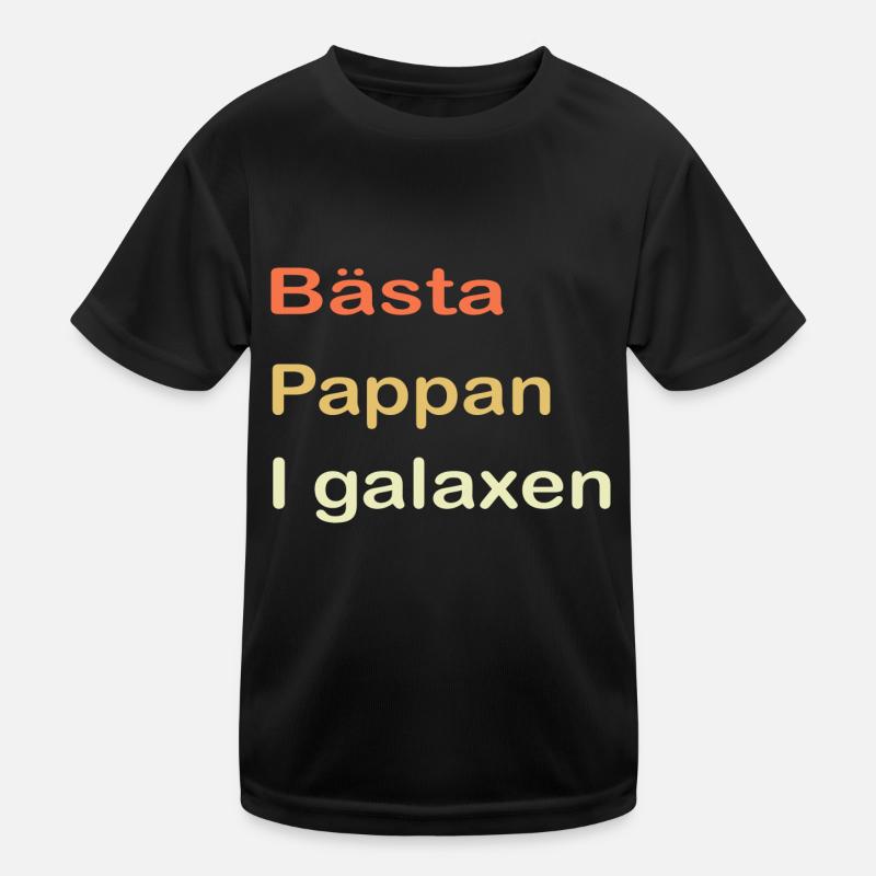 Bester Vater in der Galaxie Kinder Funktions-T-Shirt
